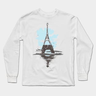 From Paris to Africa Long Sleeve T-Shirt